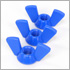 Maxonix® ColorNutZ™ Cymbal Wing-Nuts - Laser Blue.